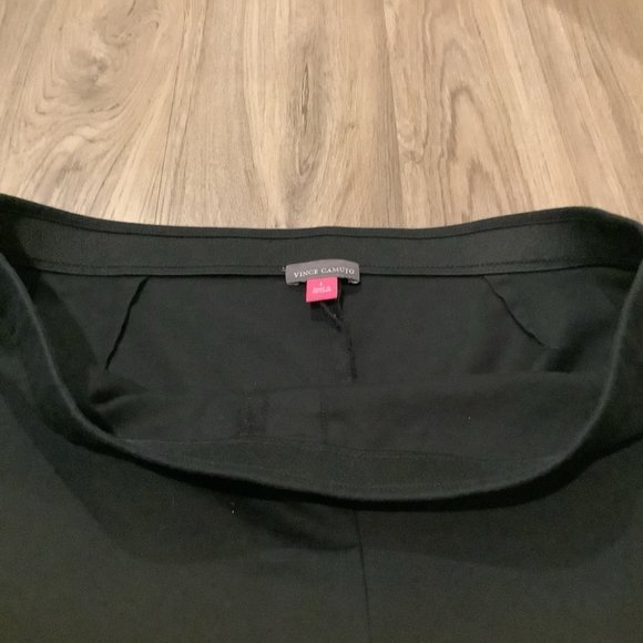 Vince Camuto Black Ponte Split Hem Cropped Pant Size Large - Picture 7 of 14